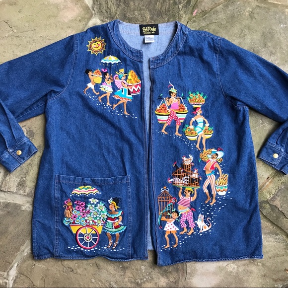 Bob Mackie Jackets & Blazers - Bob Mackie Denim Jacket